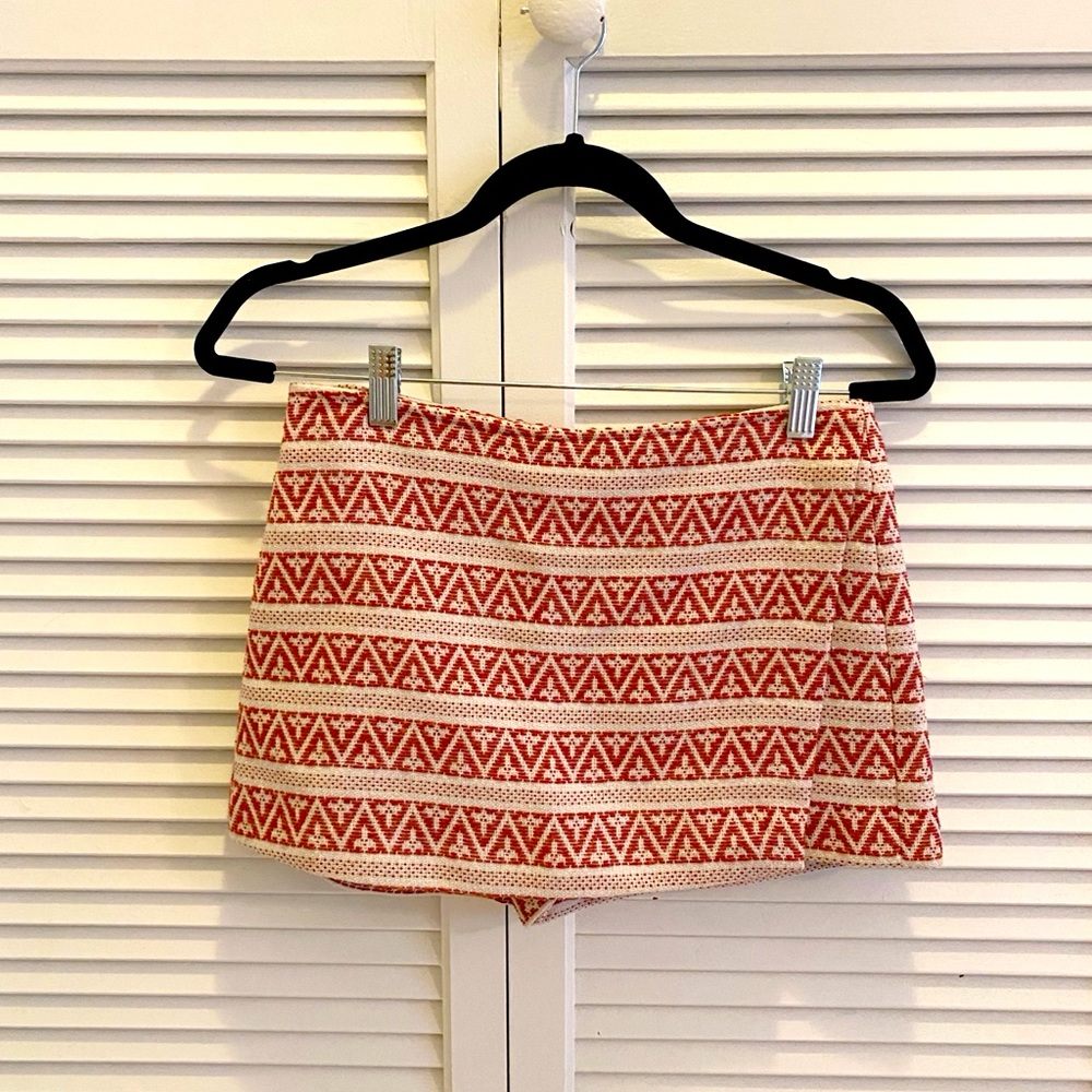 BCBGeneration Aztec Tweed Skort